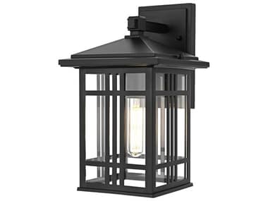 Elegant Lighting Harley 1-Light Outdoor Wall Light EGOD613W13BK