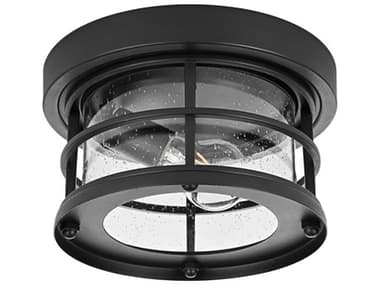 Elegant Lighting Carla 1-Light Outdoor Ceiling Light EGOD614F10BK