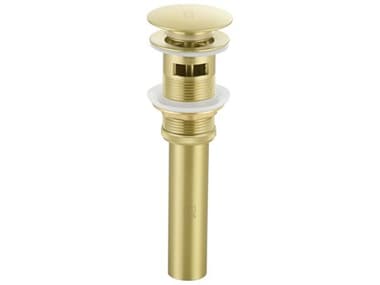 Elegant Lighting Irving Brushed Gold Pop-Up Bathroom Sink Drain EGVDN100BGD