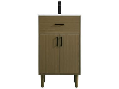 Elegant Lighting Chandler Chestnut Brown 20" Vanity EGVF25020MCB