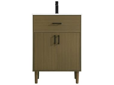 Elegant Lighting Chandler Chestnut Brown 24" Vanity EGVF25024MCB