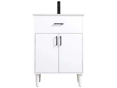 Elegant Lighting Chandler White 24" Vanity EGVF25024MWH