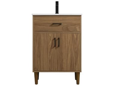 Elegant Lighting Chandler Walnut Brown 24" Vanity EGVF25024WB