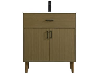 Elegant Lighting Chandler Chestnut Brown 30" Vanity EGVF25030MCB