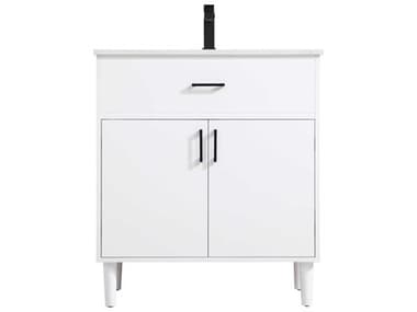 Elegant Lighting Chandler White 30" Vanity EGVF25030MWH