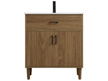 Elegant Lighting Chandler Walnut Brown 30" Vanity EGVF25030WB