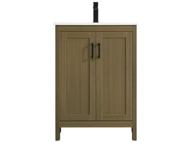 Elegant Lighting Finnley Chestnut Brown 24" Vanity EGVF25124MCB