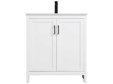 Elegant Lighting Finnley White 30" Vanity EGVF25130MWH