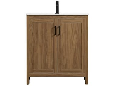 Elegant Lighting Finnley Walnut Brown 30" Vanity EGVF25130WB
