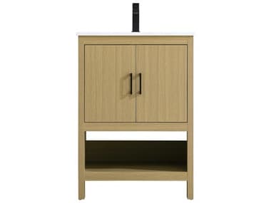 Elegant Lighting Ira Honey Brown 24" Vanity EGVF25224MHB