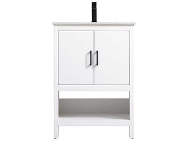 Elegant Lighting Ira White 24" Vanity EGVF25224MWH