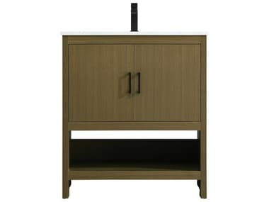 Elegant Lighting Ira Chestnut Brown 30" Vanity EGVF25230MCB