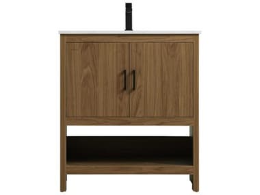 Elegant Lighting Ira Walnut Brown 30" Vanity EGVF25230WB