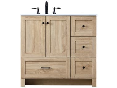 Elegant Lighting Soma 36" Mango Wood Vanity EGVF2836MW