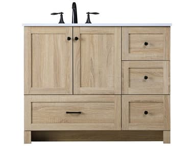 Elegant Lighting Soma 42" Mango Wood Vanity EGVF2842MW