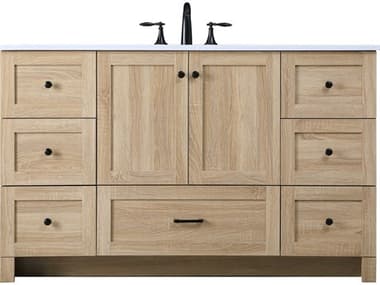 Elegant Lighting Soma 54" Mango Wood Vanity EGVF2854MW