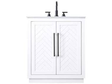 Elegant Lighting Chase White Vanity EGVF29030WH