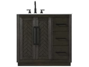 Elegant Lighting Chase Chocolate Oak Vanity EGVF29036CO