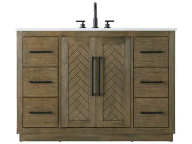 Elegant Lighting Chase Hazel Oak Vanity EGVF29048HO