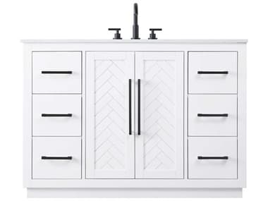 Elegant Lighting Chase White Vanity EGVF29048WH