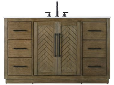 Elegant Lighting Chase Hazel Oak Vanity EGVF29054HO