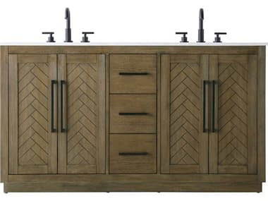 Elegant Lighting Chase Hazel Oak Vanity EGVF29060DHO