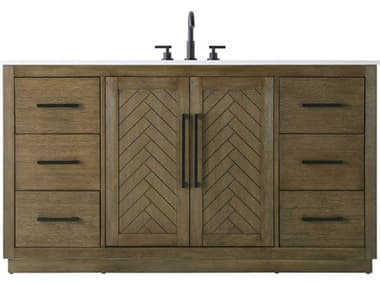 Elegant Lighting Chase Hazel Oak Vanity EGVF29060HO