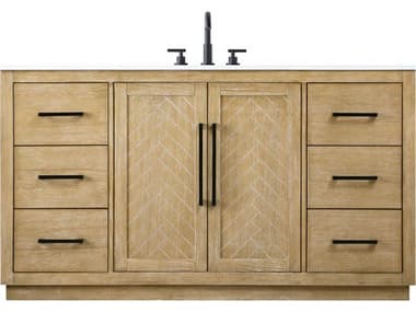 Elegant Lighting Chase Linen Oak Vanity EGVF29060LO