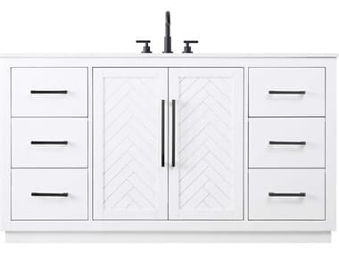 Elegant Lighting Chase White Vanity EGVF29060WH