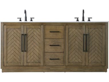 Elegant Lighting Chase Hazel Oak Vanity EGVF29072DHO