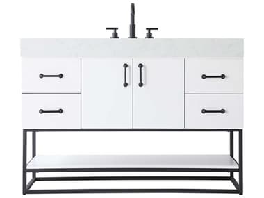 Elegant Lighting Caroline White Vanity EGVF29248WH