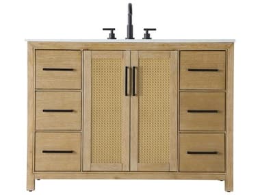 Elegant Lighting Alina Linen Oak Vanity EGVF29548LO