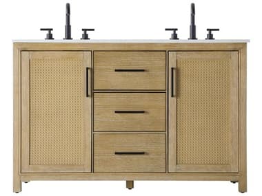 Elegant Lighting Alina Linen Oak Vanity EGVF29554DLO