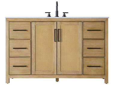 Elegant Lighting Alina Linen Oak Vanity EGVF29554LO