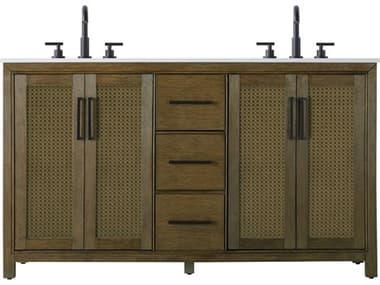 Elegant Lighting Alina Hazel Oak Vanity EGVF29560DHO