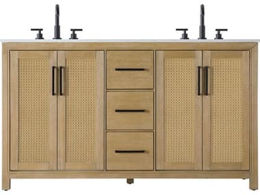 Elegant Lighting Alina Linen Oak Vanity EGVF29560DLO