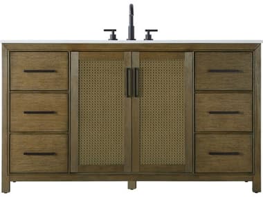 Elegant Lighting Alina Hazel Oak Vanity EGVF29560HO