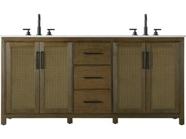 Elegant Lighting Alina Hazel Oak Vanity EGVF29572DHO