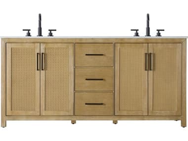 Elegant Lighting Alina Linen Oak Vanity EGVF29572DLO