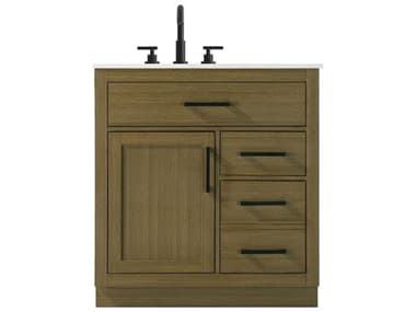 Elegant Lighting Alden Chestnut Brown 32" Vanity EGVF29732MCB