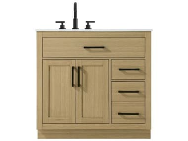 Elegant Lighting Alden Honey Brown 36" Vanity EGVF29736MHB