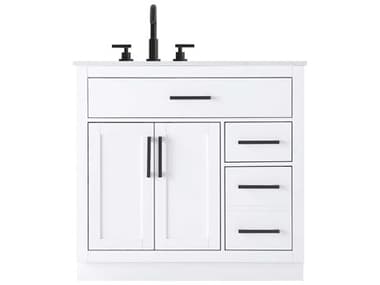 Elegant Lighting Alden White 36" Vanity EGVF29736WH