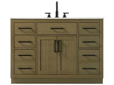 Elegant Lighting Alden Chestnut Brown 48" Vanity EGVF29748MCB