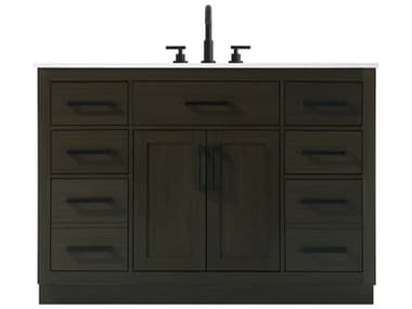 Elegant Lighting Alden Mocha Brown 48" Vanity EGVF29748MMB