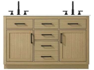 Elegant Lighting Alden Honey Brown 54" Vanity EGVF29754DMHB
