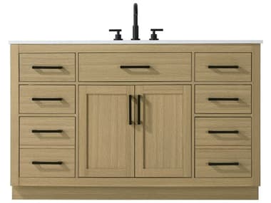 Elegant Lighting Alden Honey Brown 54" Vanity EGVF29754MHB