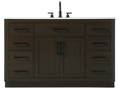 Elegant Lighting Alden Mocha Brown 54" Vanity EGVF29754MMB