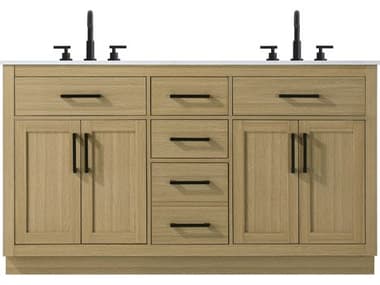 Elegant Lighting Alden Honey Brown 60" Vanity EGVF29760DMHB
