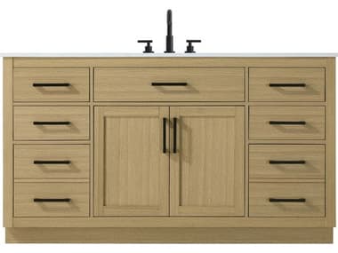 Elegant Lighting Alden Honey Brown 60" Vanity EGVF29760MHB