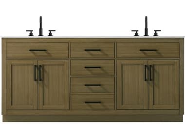 Elegant Lighting Alden Chestnut Brown 72" Vanity EGVF29772DMCB